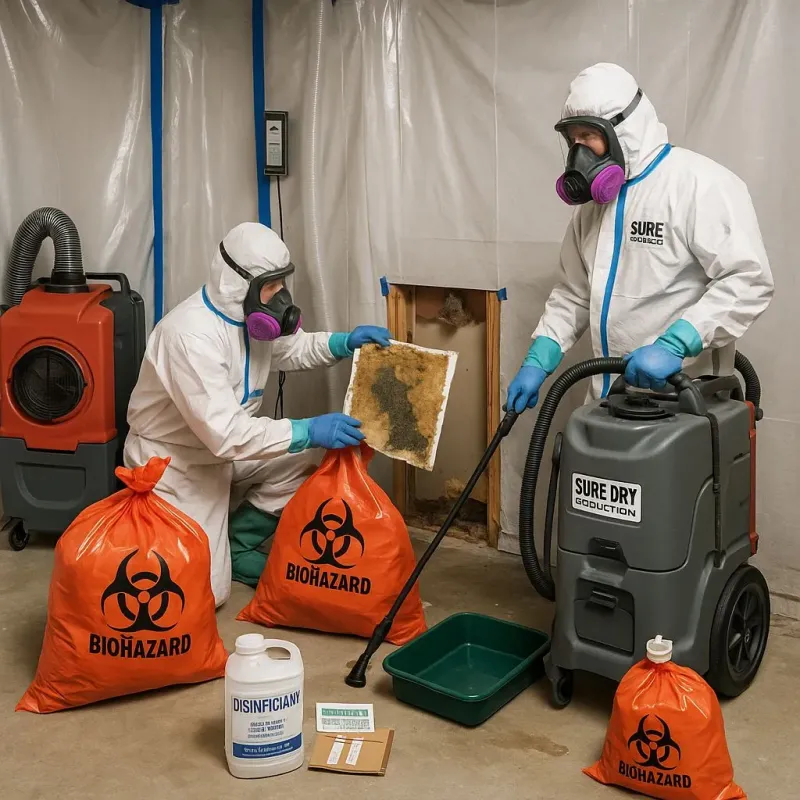 Contaminated Water Handling Protocols process in Medina, TX